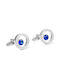 Cufflinks with Blue Stone