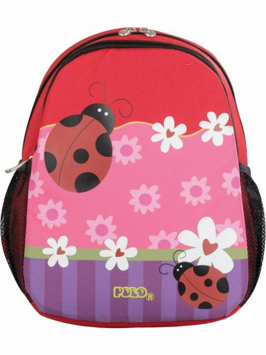 Polo Animal Junior Marienkäfer Schulranzen Rucksack Kindergarten Mehrfarbig 5Liter