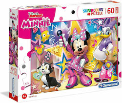 Kids Puzzle Supercolor Minnie Mouse Happy Helper for 4++ Years 60pcs Clementoni