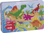 Puzzle pentru Copii Dinosaurs pentru 3++ Ani 48buc Apli Kids