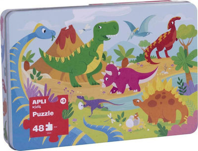 Παιδικό Puzzle Dinosaurs 48pcs για 3+ Ετών Apli Kids