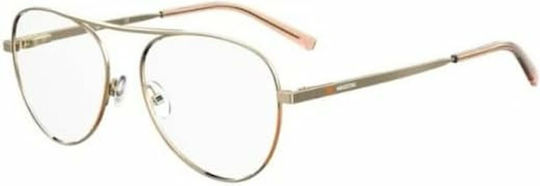 Missoni Metal Eyeglass Frame Gold MMI 0023 K67