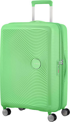 American Tourister Soundbox Spinner Expandable Large Suitcase H77cm Green