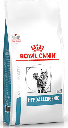 Royal Canin Veterinary Diet Hypoallergenic DR 25 Dry Food Gluten-Free for Adult Cats with Poultry / Rice 0.4kg
