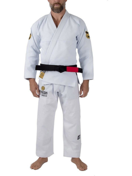 Maeda Beast Series Tiger Gi Ανδρική Στολή Brazilian Jiu Jitsu Λευκή