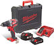 Milwaukee M18 CBLPD-422C Ударен Двигател за бормашина Батерия Безчетков 18V 1x4Ах & 1x2Ах 4933472116