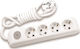 Panasonic Power Strip 4 Positions with Switch and Cable 1.5m