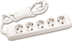 Panasonic 5-Outlet Power Strip 3m White