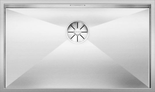 Blanco Zerox 700-U InFino Υποκαθήμενος Νεροχύτης Inox Σατινέ Μ74xΠ44cm Ασημί