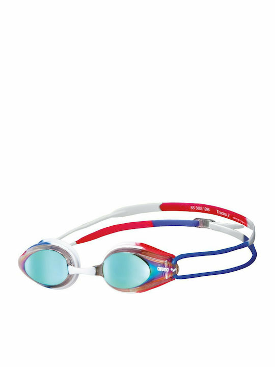 Arena Tracks Swimming Goggles Kids with Anti-Fo...