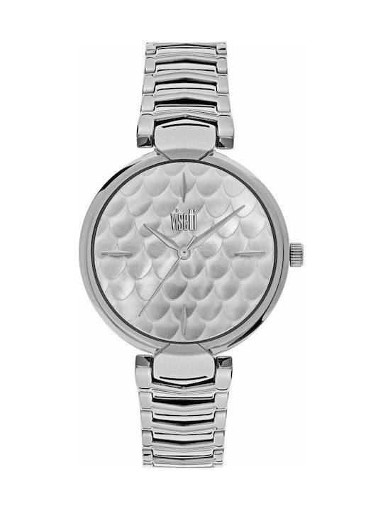 Visetti Santa Monica Watch with Silver Metal Bracelet