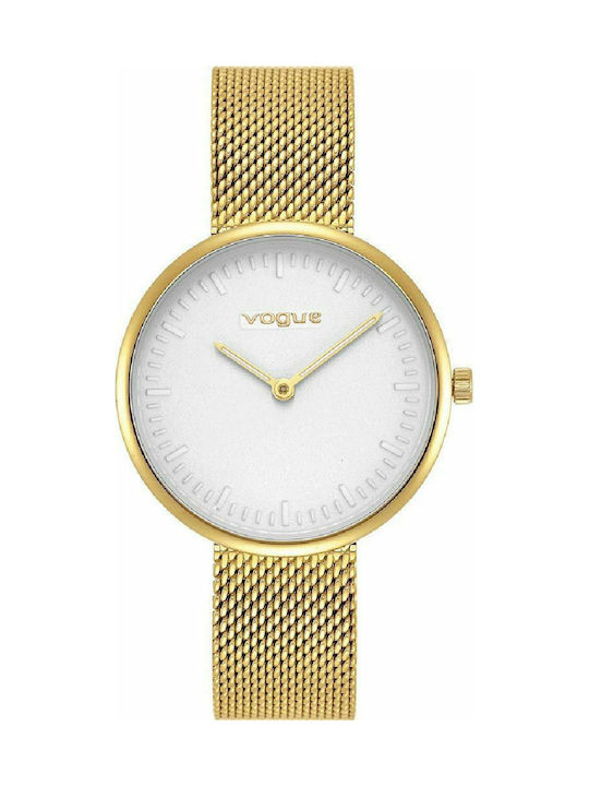 Vogue Lucky Uhr mit Gold Metallarmband
