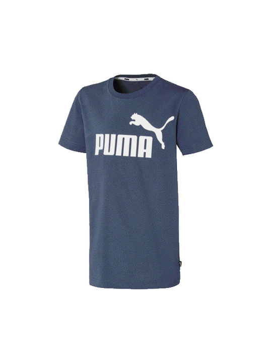 Puma Kids' T-shirt Navy Blue