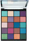 MUA 20 Shade Παλέτα με Σκιές Ματιών σε Στερεή Μορφή Peacock Plumage 22gr