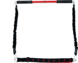 adidas Trainbar Σωληνωτά Λάστιχα Γυμναστικής Σετ 2τμχ Μαύρα