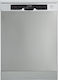 Hyundai Freistehender Geschirrspüler für 12 Gedecke B59.8xH85cm Inox