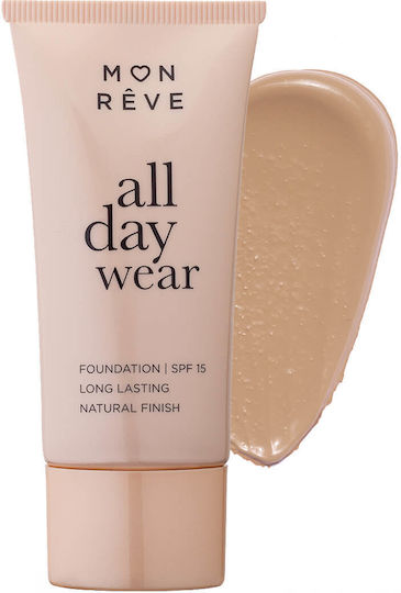 Mon Reve All Day Wear Foundation SPF15 1 35ml