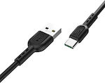 Hoco X33 USB 2.0 Cable USB-C male - USB-A male 18W Black 1m