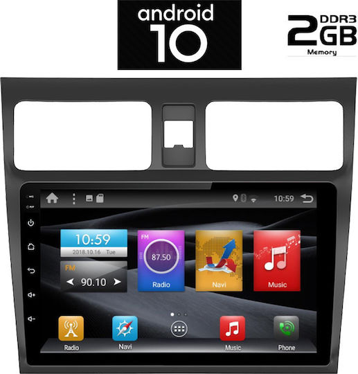 Digital IQ Car Audio System for Suzuki Swift Audi TT / TT (8J) 2007-2015 (Bluetooth/USB/AUX/WiFi/GPS/Apple-Carplay/Android-Auto/CD) with Touch Screen 10.1"