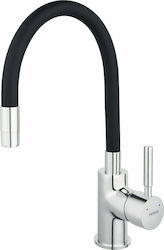 Ferro Zumba Tall U-Shaped Kitchen Faucet Counter Black