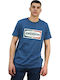 Emerson Ανδρικό T-shirt Dutch Blue με Λογότυπο