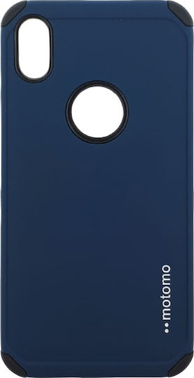 Motomo Tough Armor Umschlag Rückseite Silikon Blau (iPhone XR)