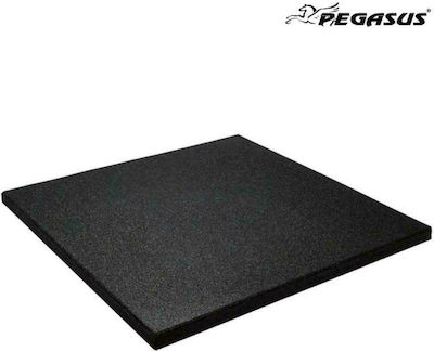 Pegasus Δάπεδο Οργάνων Γυμναστηρίου Μαύρο 100x100x1.5cm 1τμχ