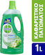 Dettol Power & Fresh Καθαριστικό Υγρό Πατώματος με Απολυμαντική Δράση Πράσινο Μήλο 1lt