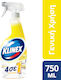 Klinex 4 σε 1 Καθαριστικό Spray Γενικής Χρήσης με Απολυμαντική Δράση Λεμόνι 750ml