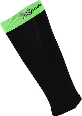 Xcode Carbon Compression Elastic Calf Support Black / Intense Green 44900