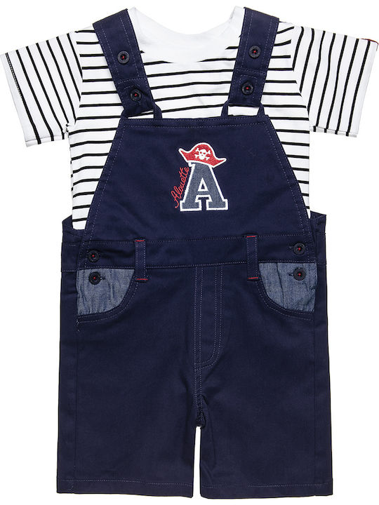 Alouette Kinder Set mit Shorts Sommer 2Stück Marineblau