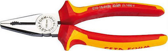 Geyer with Insulated Handles Plier Straight Electrician Length 160mm