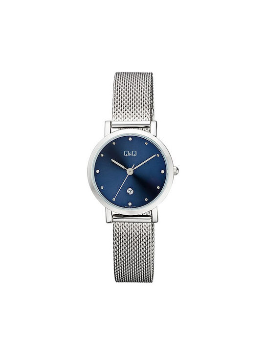 Q&Q Watch with Silver Metal Bracelet