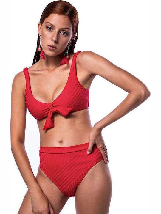Bluepoint Performance Bikini Top Κόκκινο