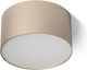 Rendl Light Studio Larisa R 12 Ceiling Modern Kunststoff Deckenleuchte mit integriertem LED in Gold Farbe 11.6Stück