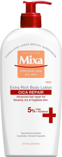Mixa Cica Repаir Ενυδατική Lotion Σώματος με Ουρία για Ξηρές & Ευαίσθητες Επιδερμίδες 400ml