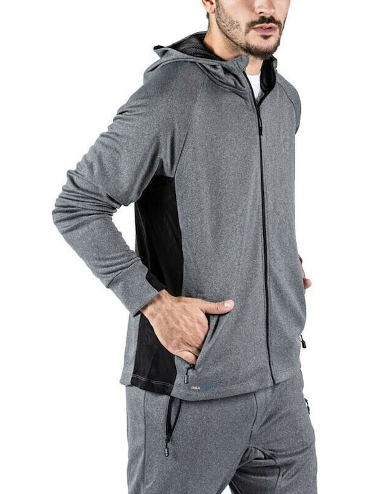 Hydro+ Sweatshirt mit Kapuze Grau