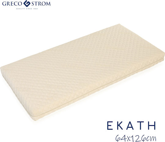 Greco Strom Orthopädisch Matratze Kinderbett Hekate mit Kokosfaser & Latex 65cmx140cmx16cm