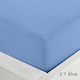 Sunshine Sheet Semi Double with Elastic 120x200+20cm. Menta 152 Blue 17