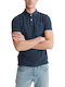 Superdry Classic Pique Ανδρικό T-shirt Polo Navy