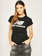 Essentials Stacked Γυναικείο T-shirt Μαύρο