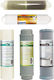 HidroWater Water Filter Replacement Reverse Osmosis (RO) made of Activated Carbon 10" H-5RO6 5pcs