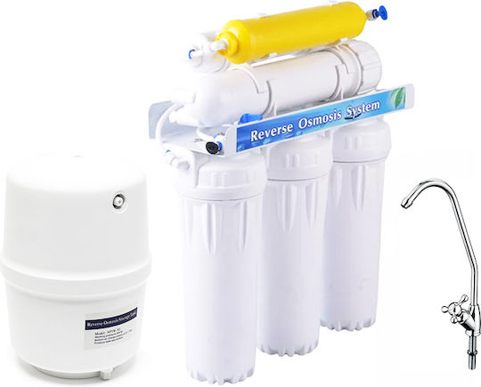 QWaterFilters Sistem de Osmoză Inversă 6 Etape RO-6 QWaterFilters Sistem de Osmoză Inversă 6 Etape RO-6