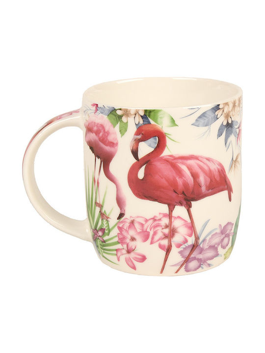 Keskor Flamingo Cană Ceramică Roz 340ml 1buc