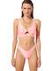 Blu4u Bikini Brasilien Hohe Taille Rosa