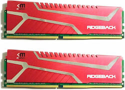 Mushkin Ridgeback 32GB DDR4 RAM cu 2 module (2x16GB) și Viteză 3200 pentru Desktop