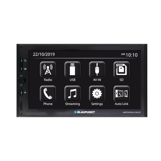 Автомобилна Аудио Система 2DIN (Блутут/USB/WiFi/GPS/Apple-Carplay/Android-Auto) с Тъчскрийн 6.8"