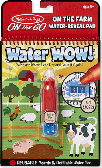 Melissa & Doug Ζωγραφική Water WOW! Farm On the Go για Παιδιά 3+ Ετών