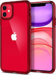 Spigen Ultra Hybrid Umschlag Rückseite Synthetisch 2mm Rot (iPhone 11) ACS00405