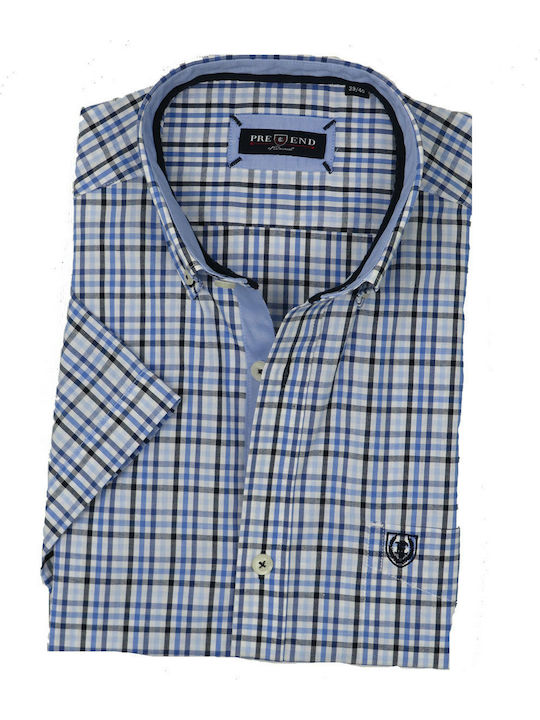 PRE END 34-100289 7017 Men's Shirt Sky Blue